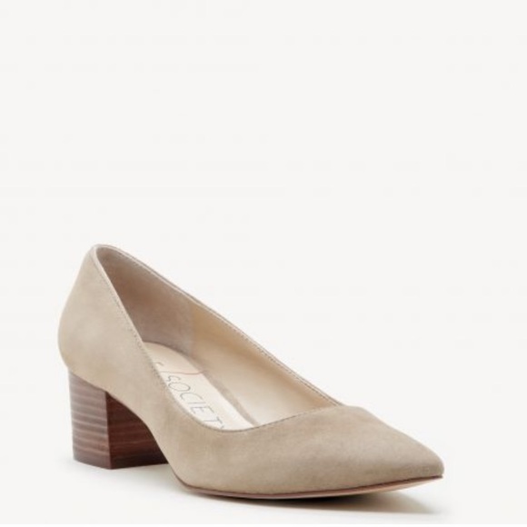 andorra block heel pump